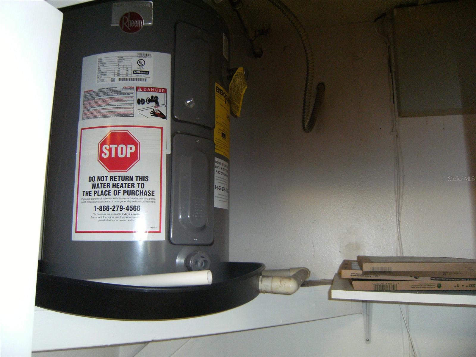 Hot water heater 2 years