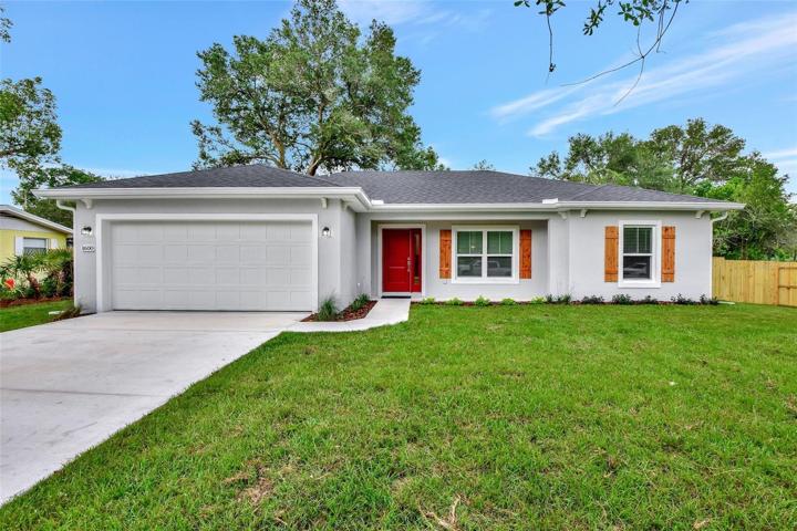 Large front yard. Cutstom shutters