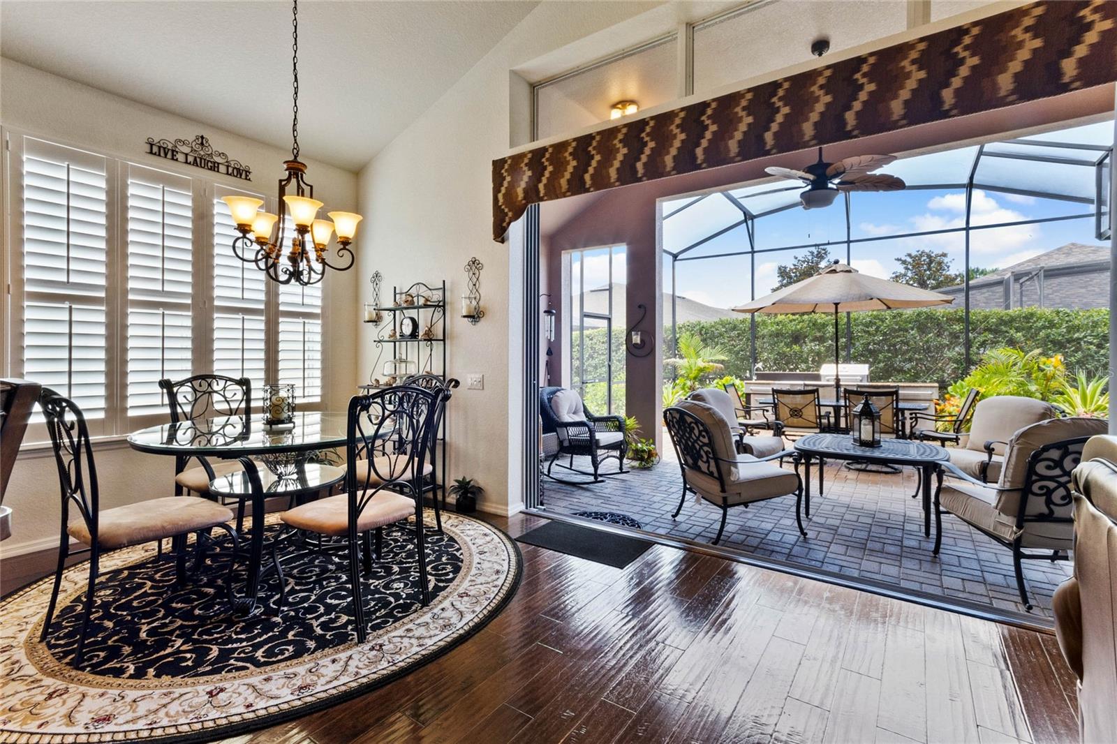 full pocket sliding doors for unencumbered view