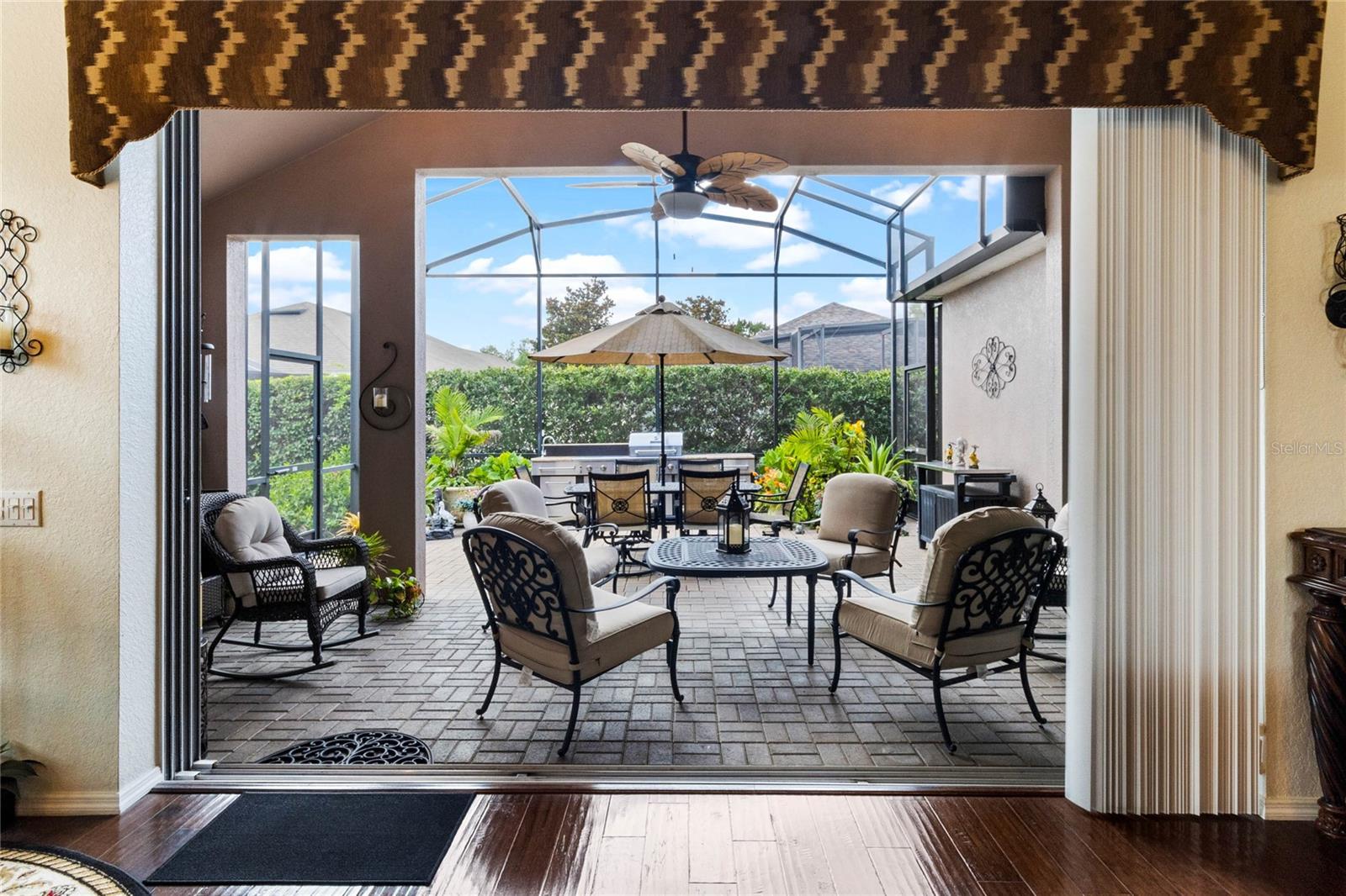 enjoy indoor/outdoor combo space