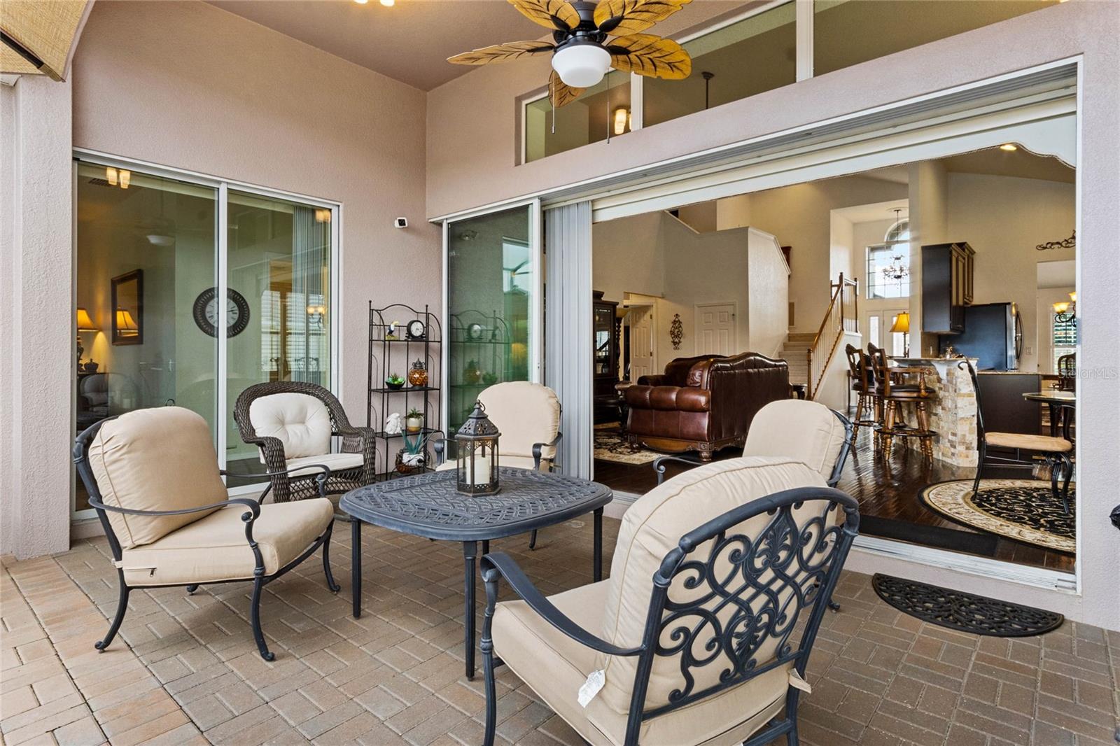 outdoor living room space