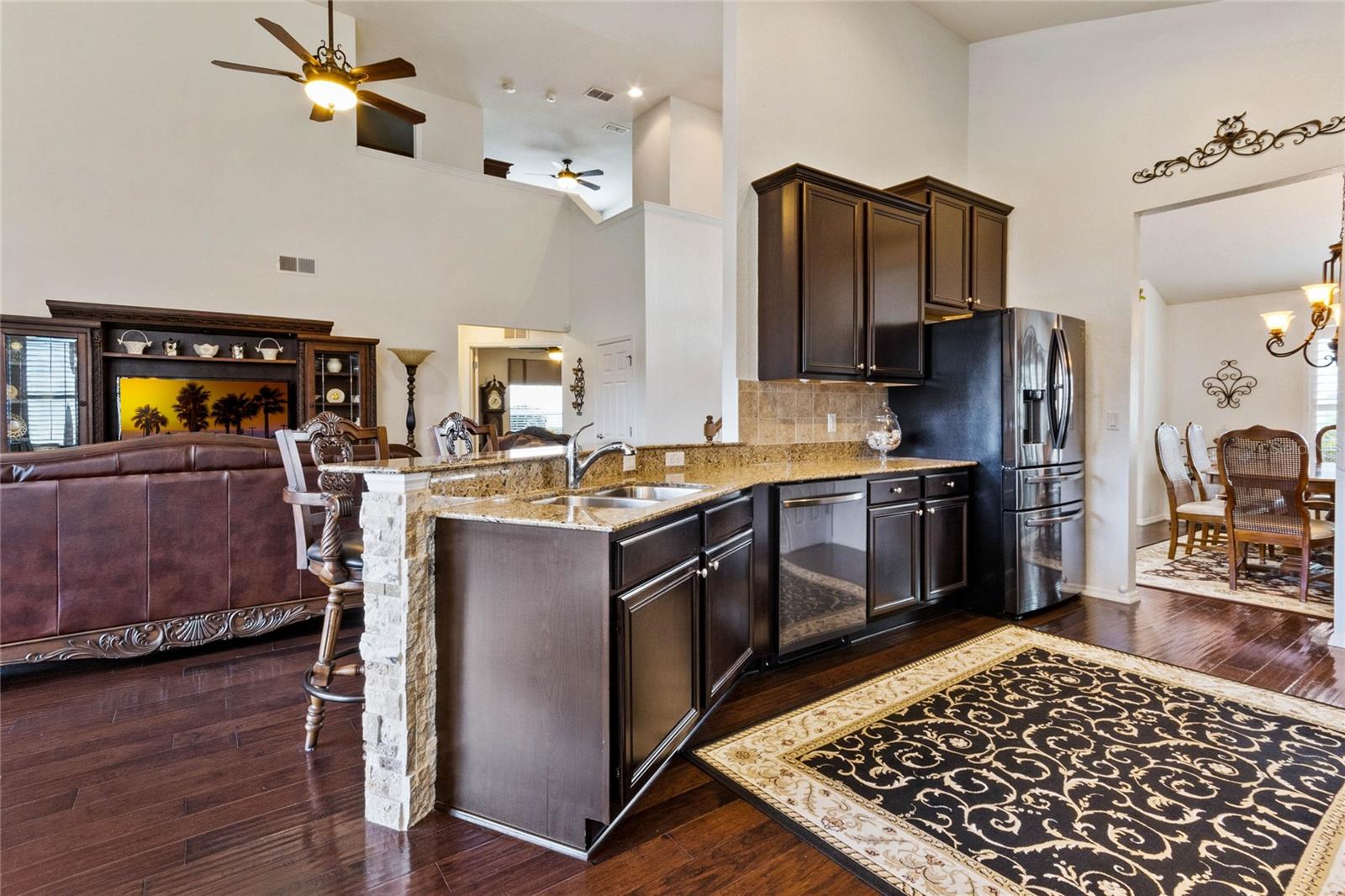 open floor plan