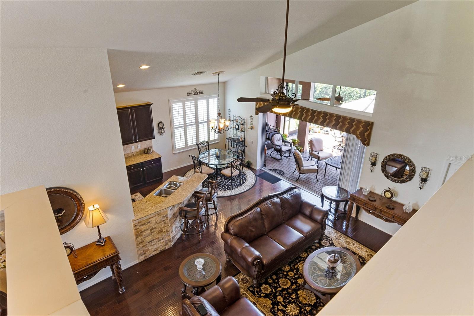 view from second story