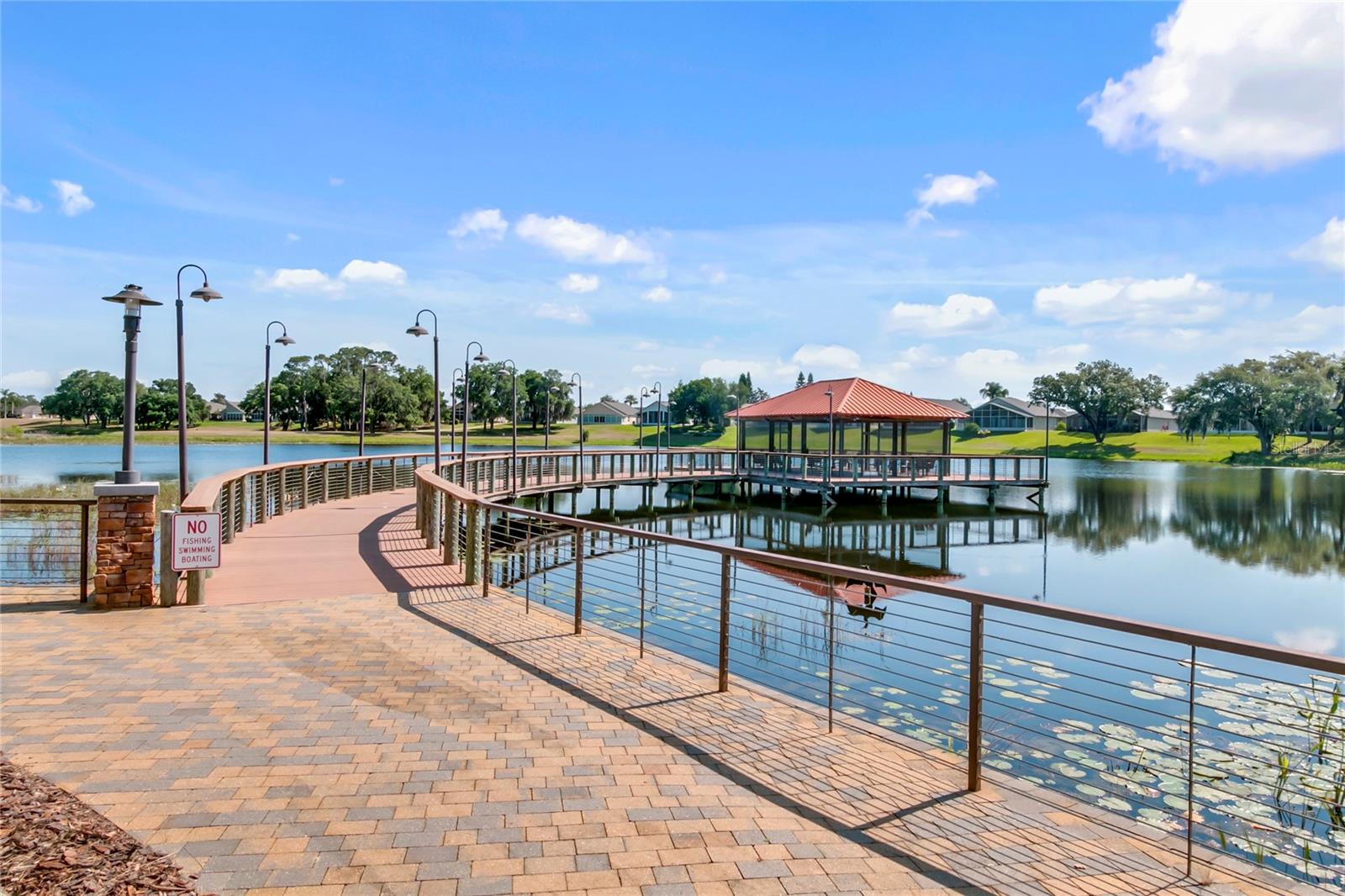 community gazebo overlooking water