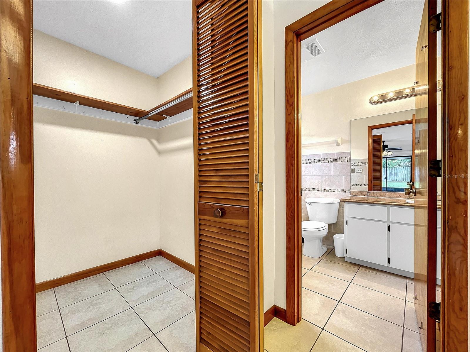 Master Bedroom walk-in closet