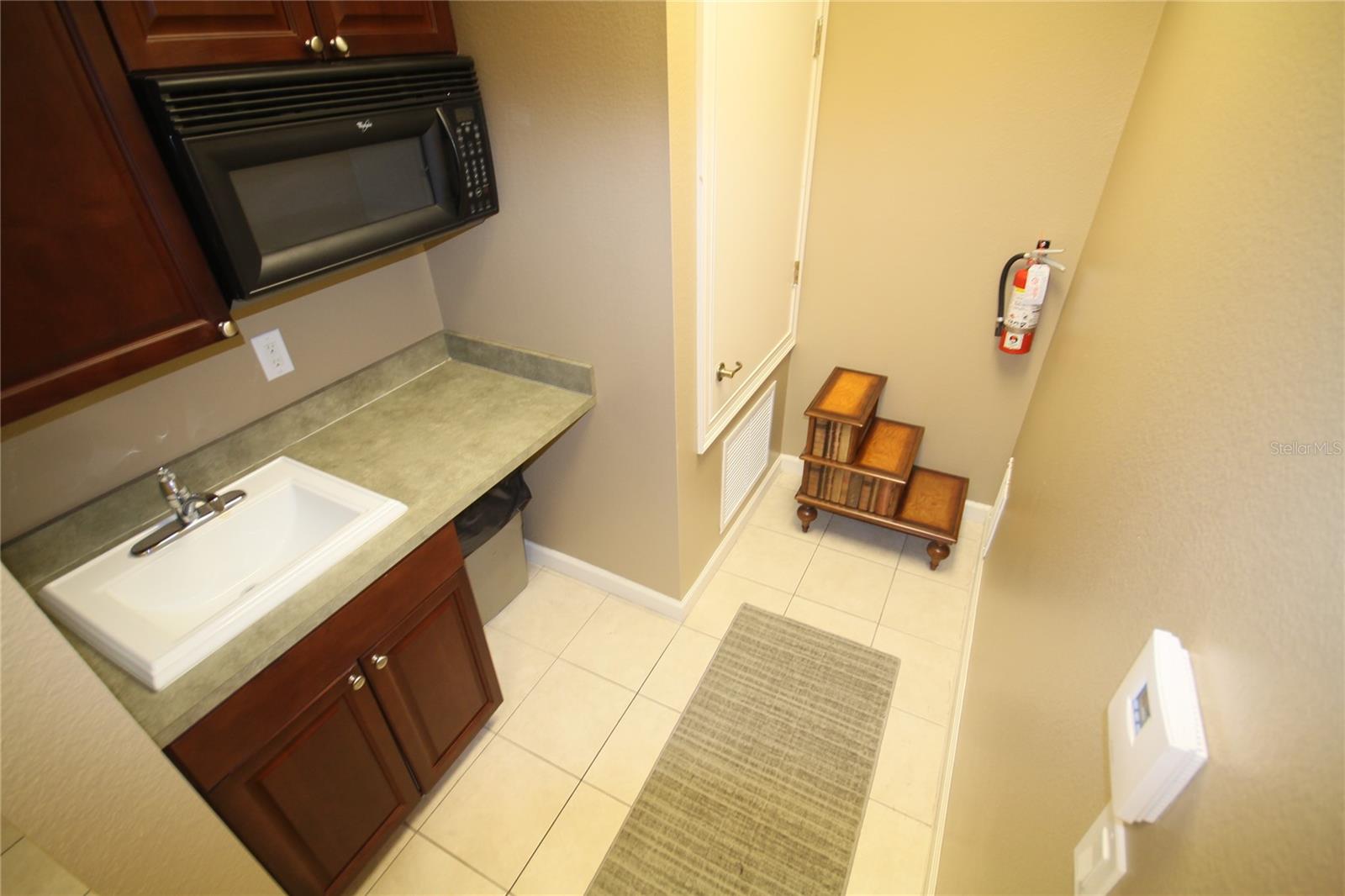 in suite kitchenette