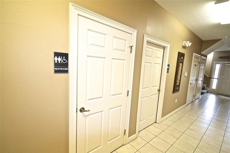 Rest rooms (4 restrooms total - 2 per floor)