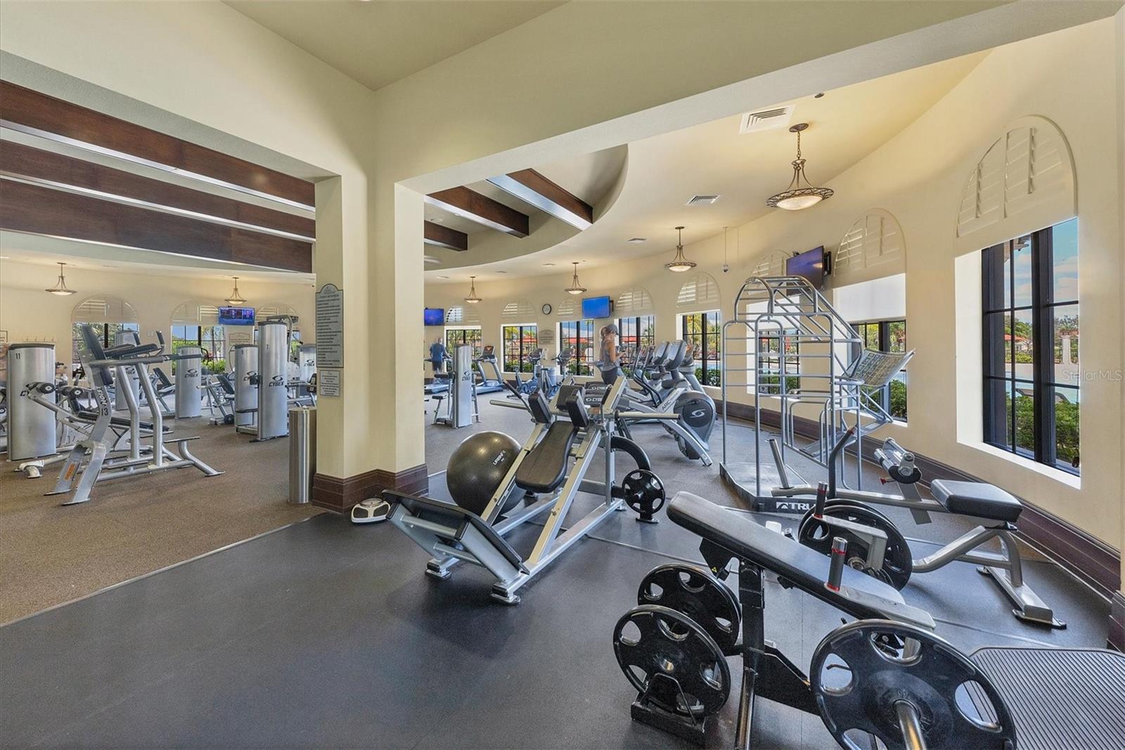 Weight and fitness room
