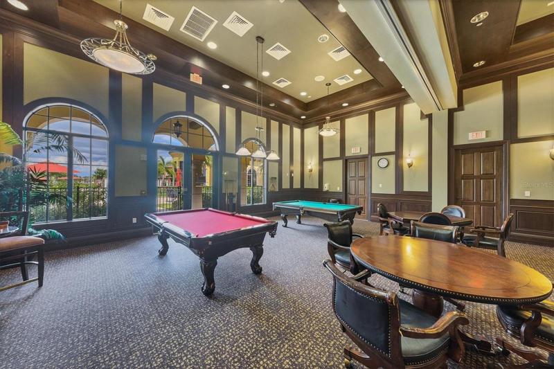 Billiards room