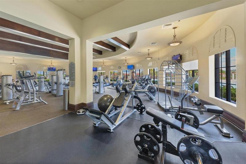 Weight and fitness room