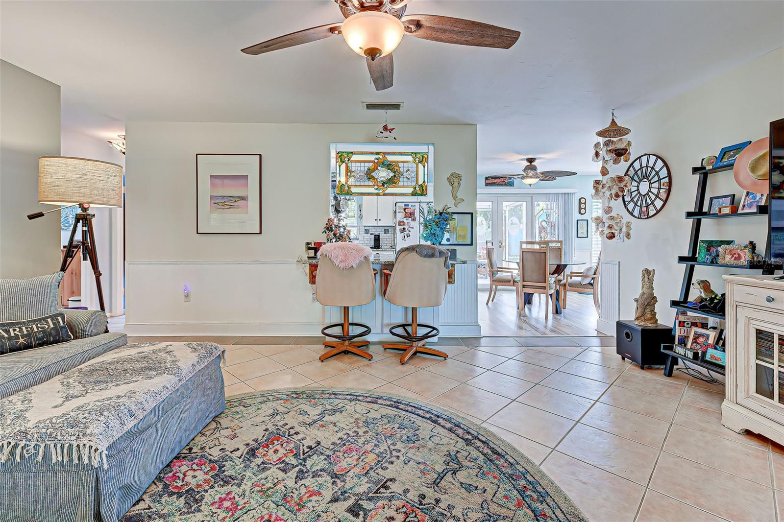 Open to kitchen