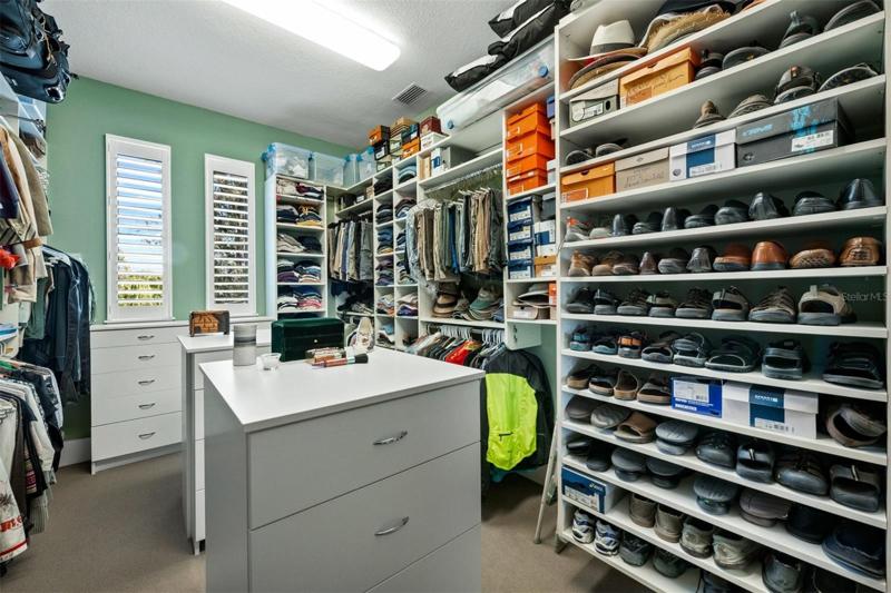 Custom walk-in closet