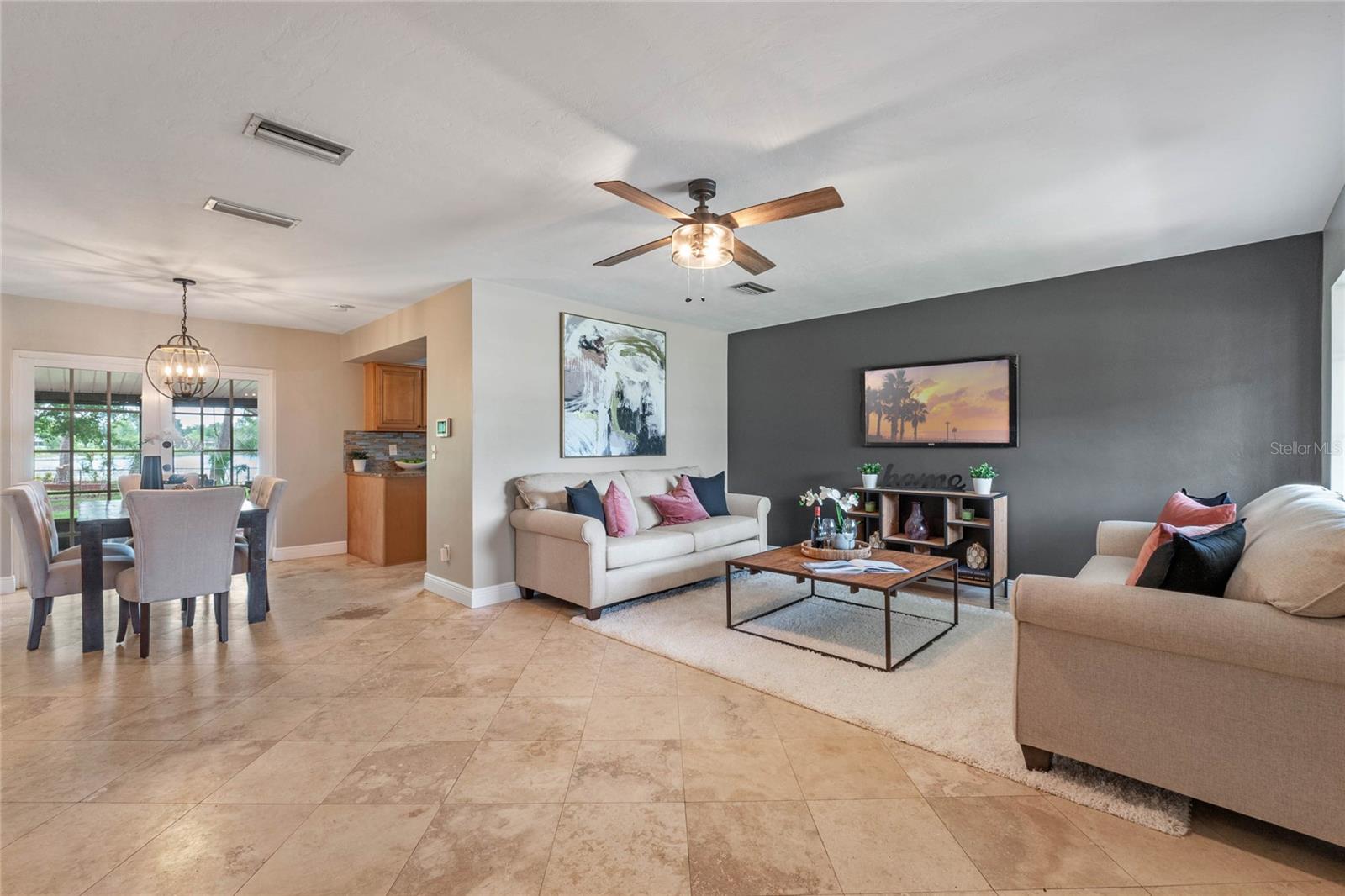 Open living/dining/kitchen!