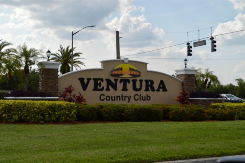 Main entrance to the community.