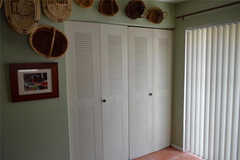 Kitchen closet for WH, washer and dryer