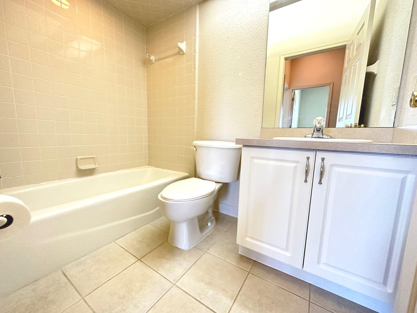 Additional full bathroom.