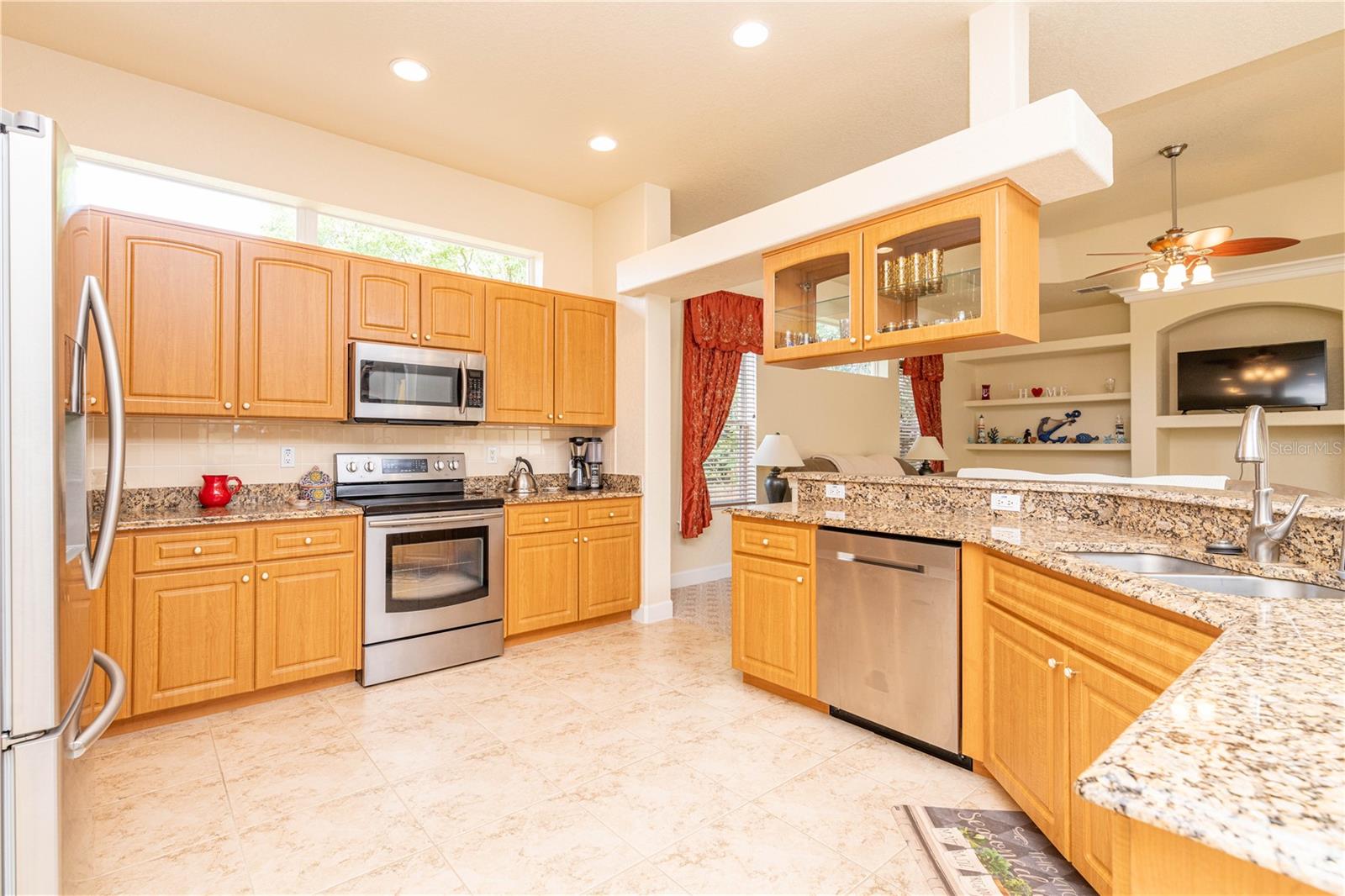 spacious kitchen