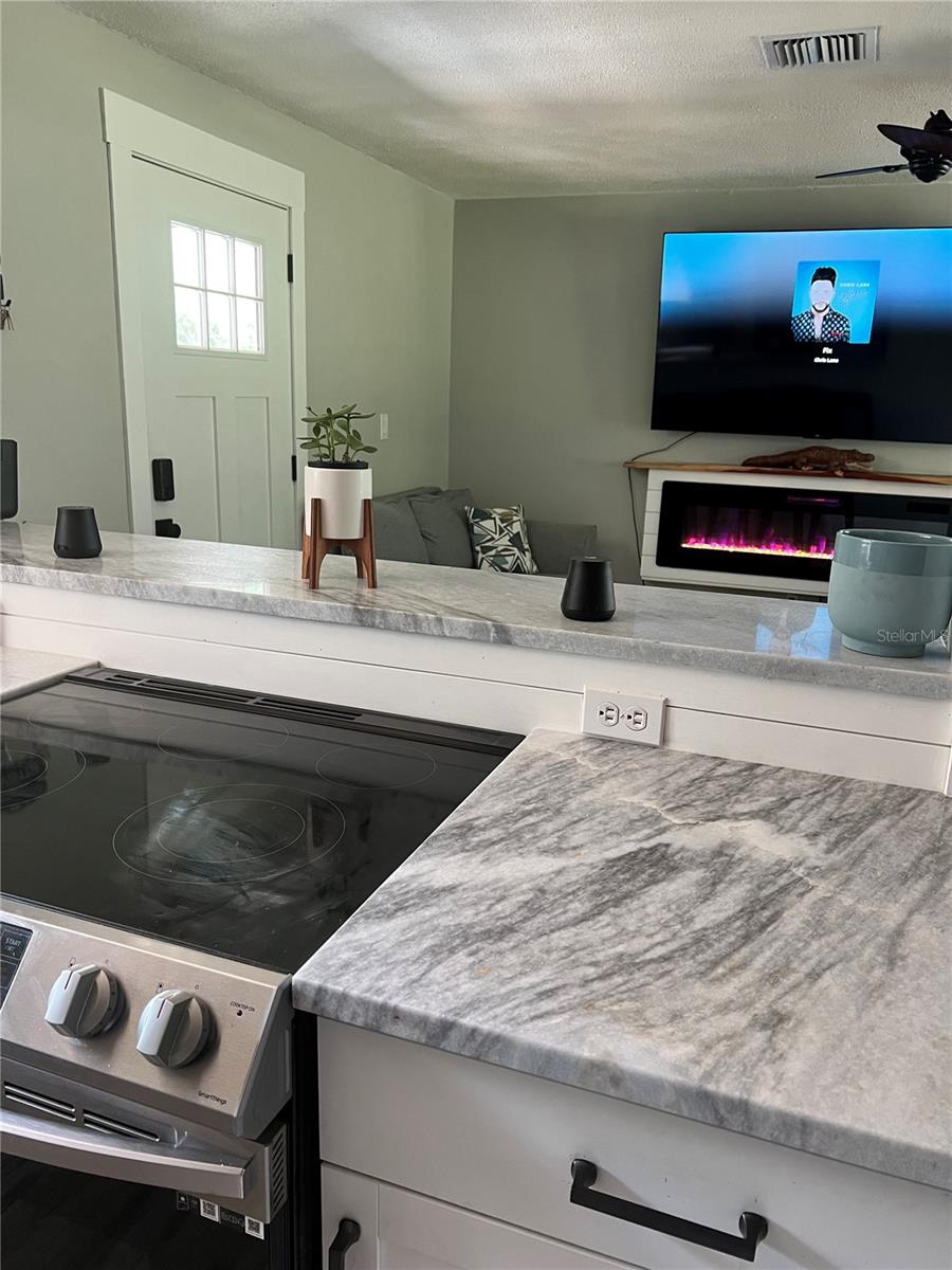 Kitchen with Granite Tops