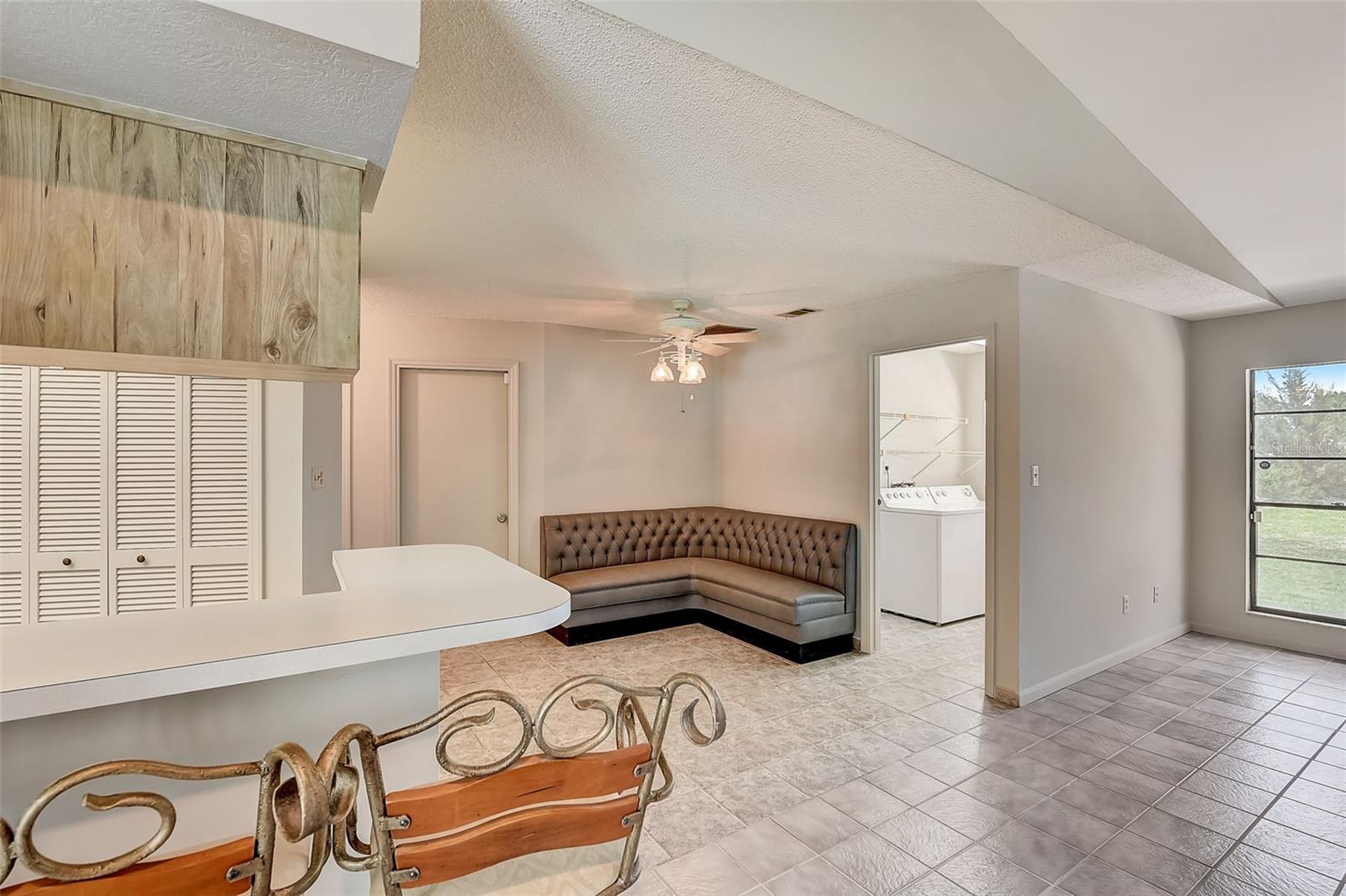 Breakfast Nook Open to Kitchen