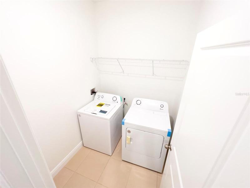 Wash & Dryer not convey -Model home