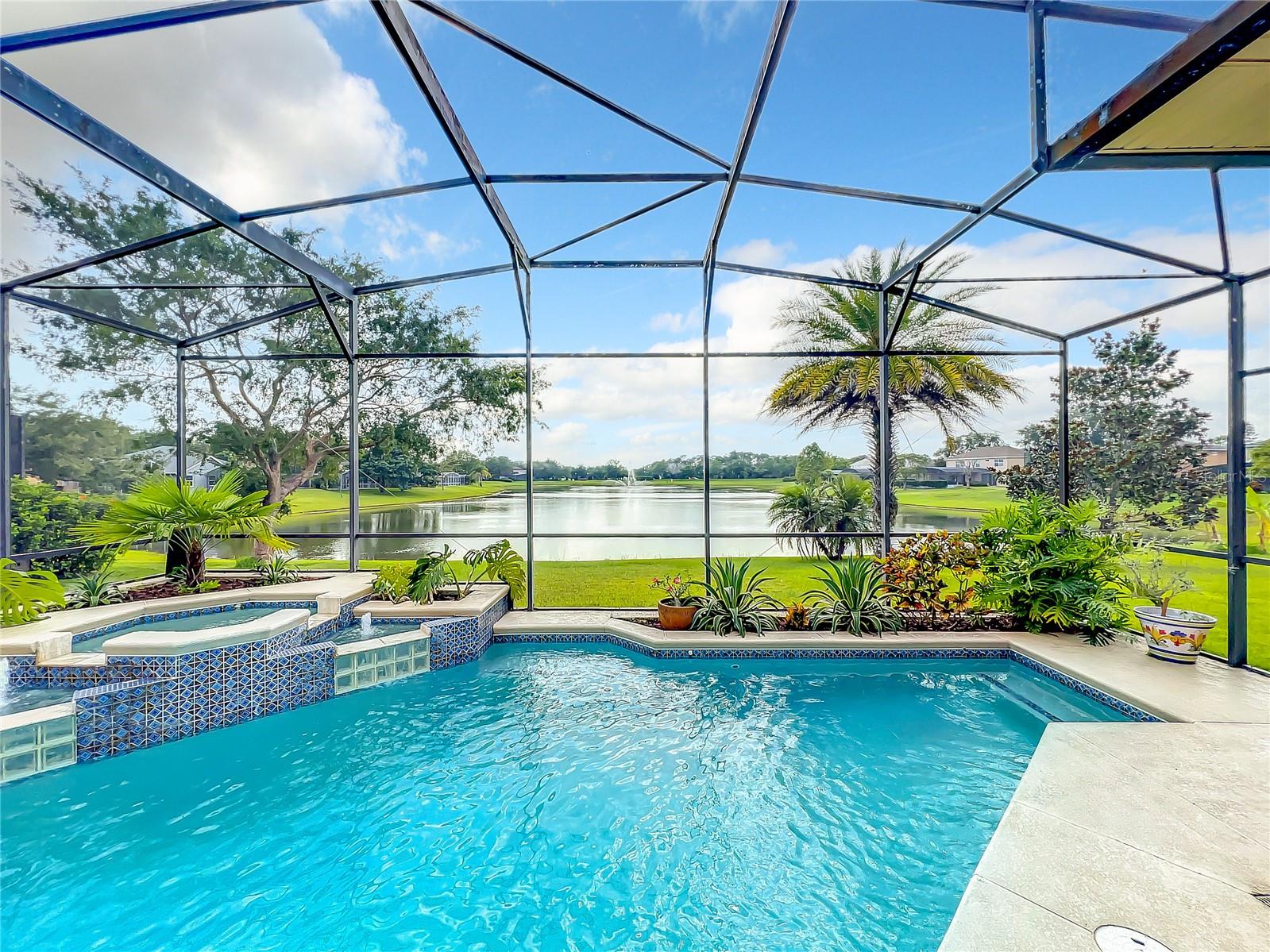 Great Pool and water view