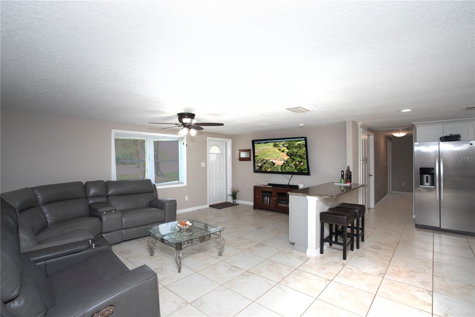 Living room from bonus room