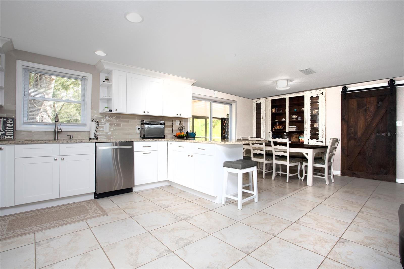 kitchen view from hall