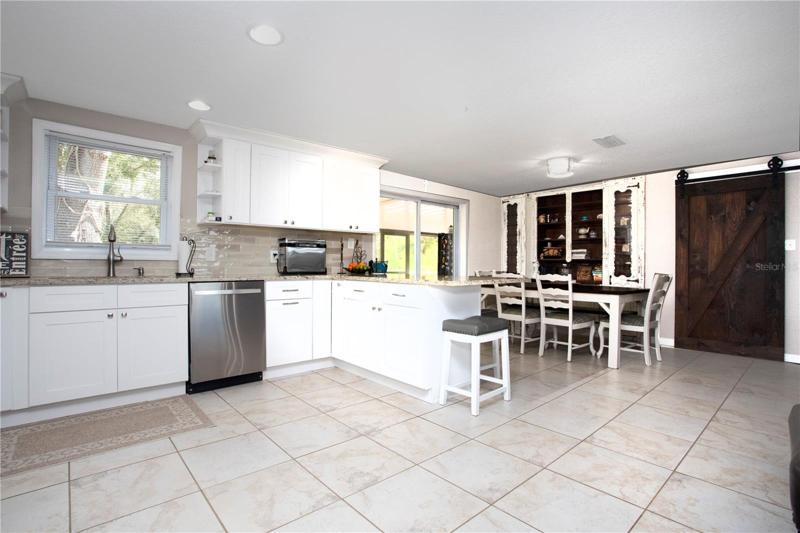 kitchen view from hall