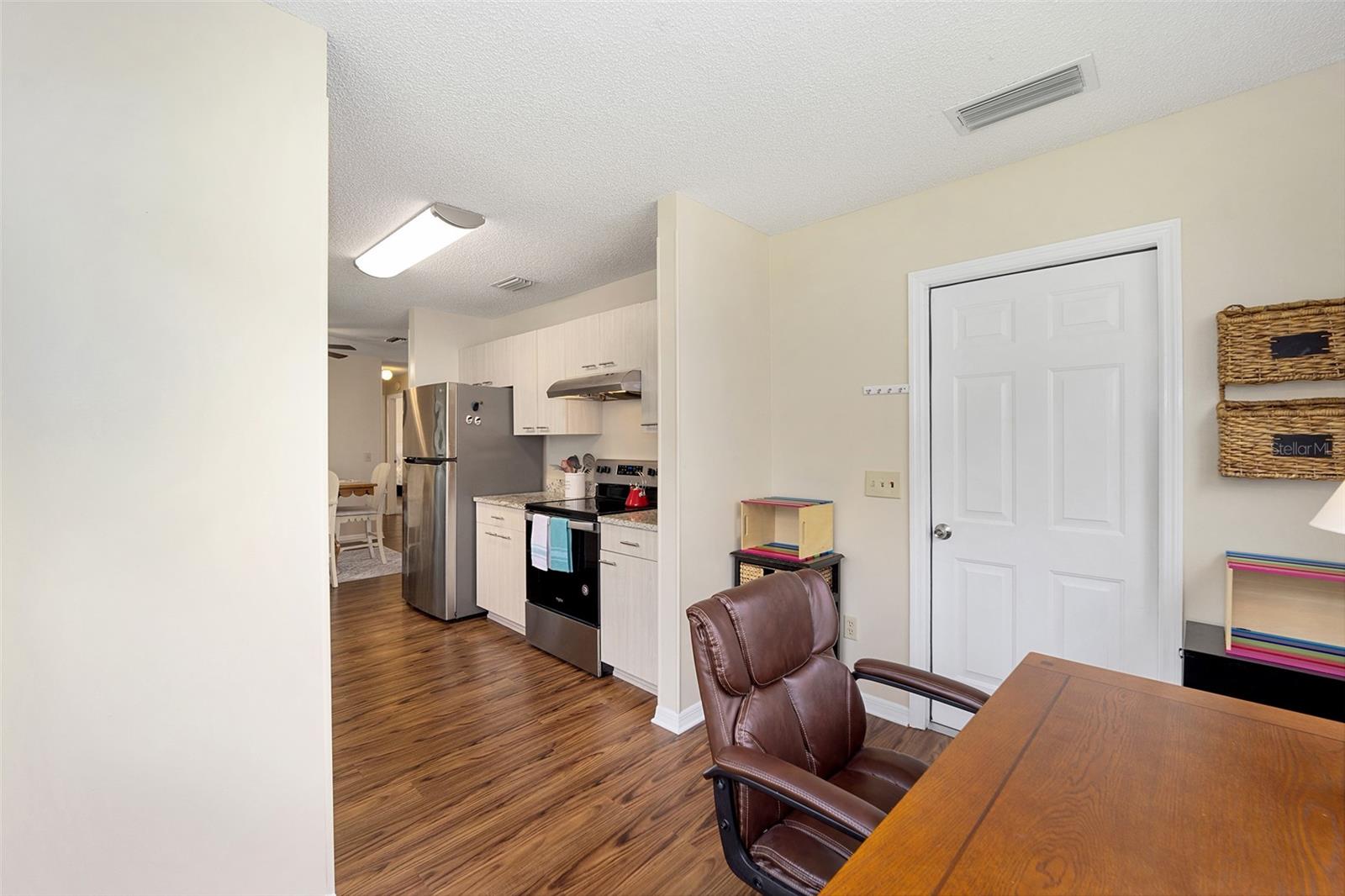 Door to Garage off Nook and Kitchen