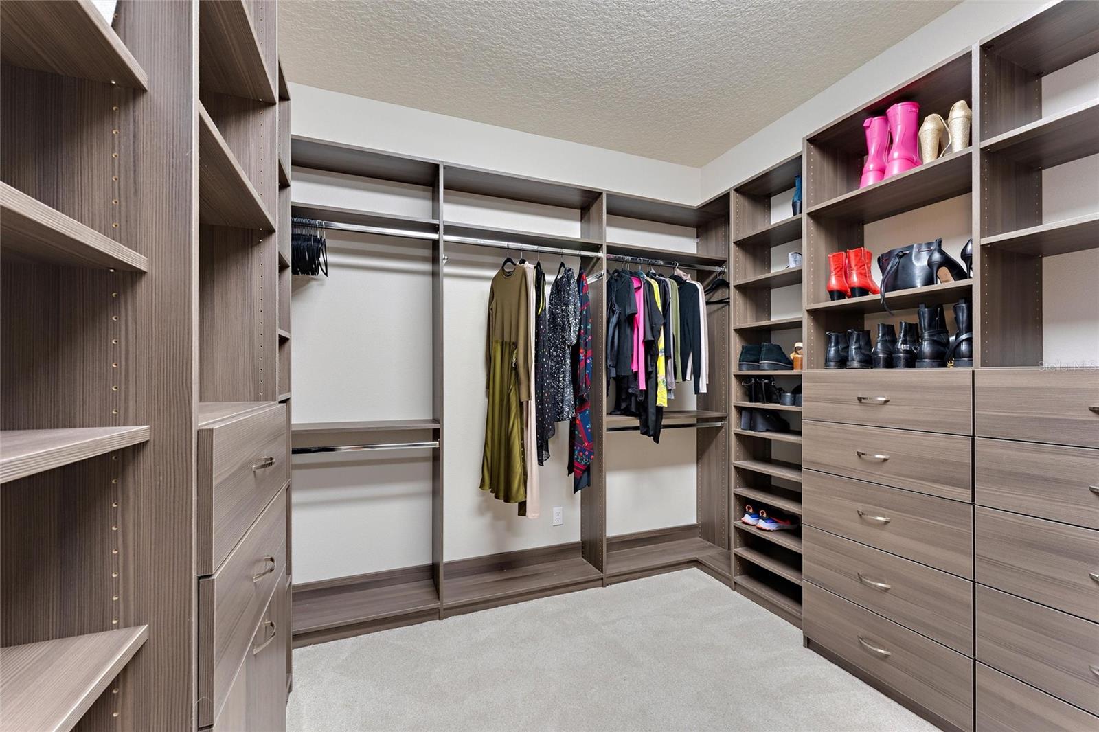 Built In Master Closet Side 1