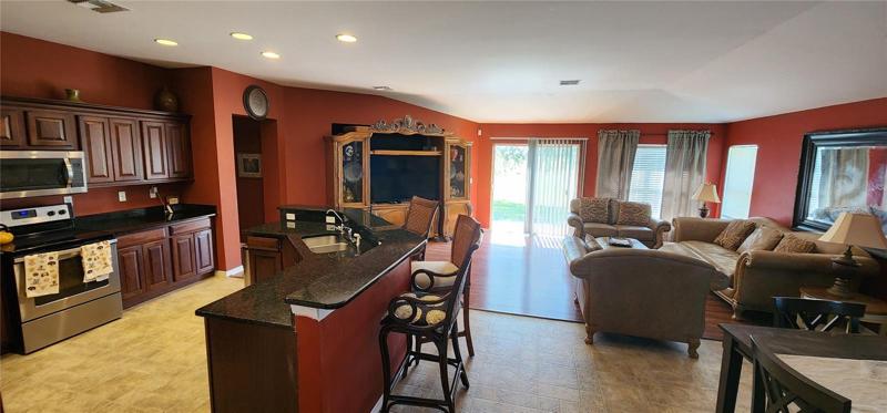 Kitchen and Family Room