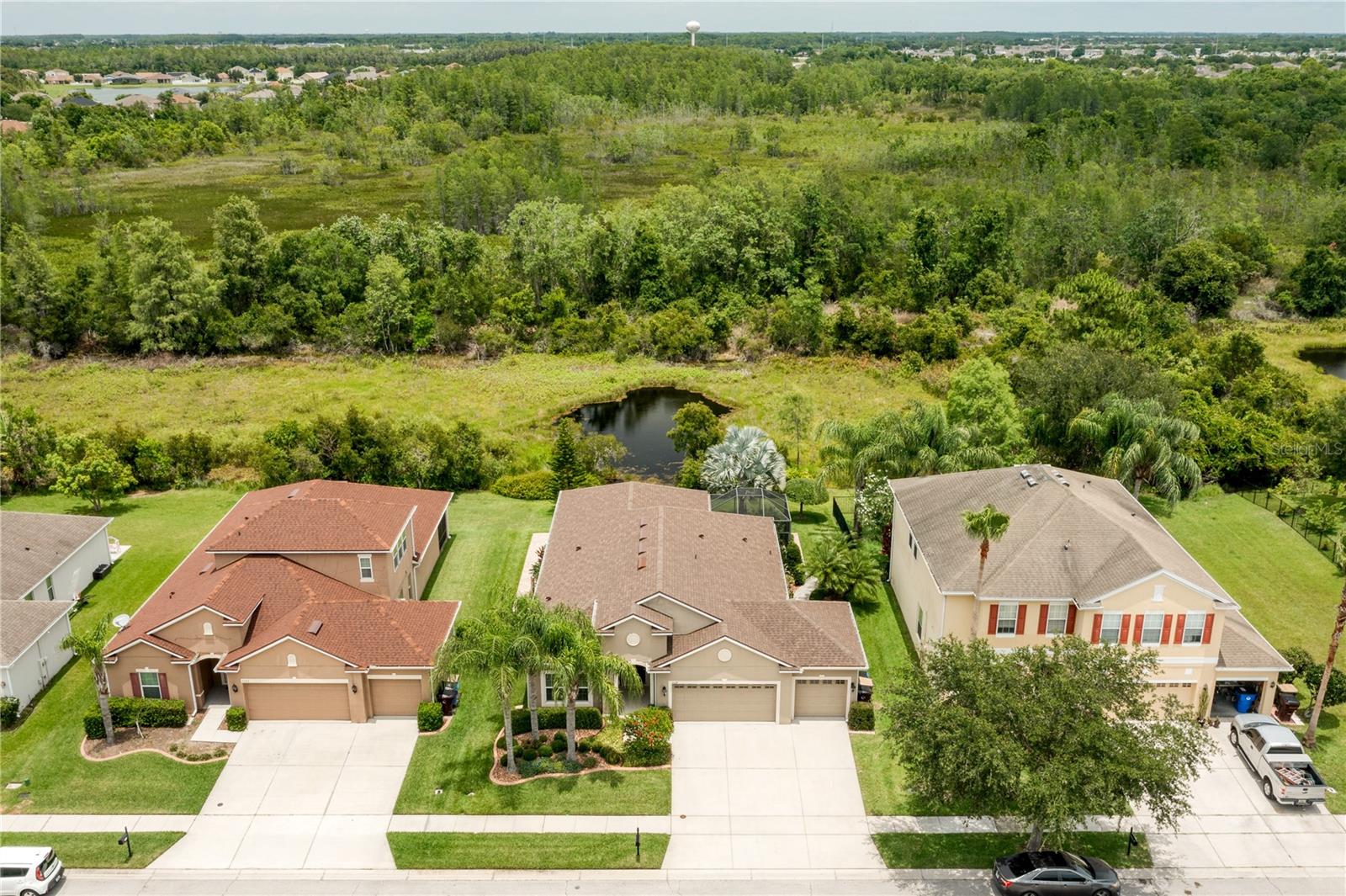 Property backs up to a conservation area