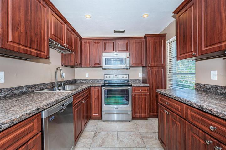 Natural light in kitchen