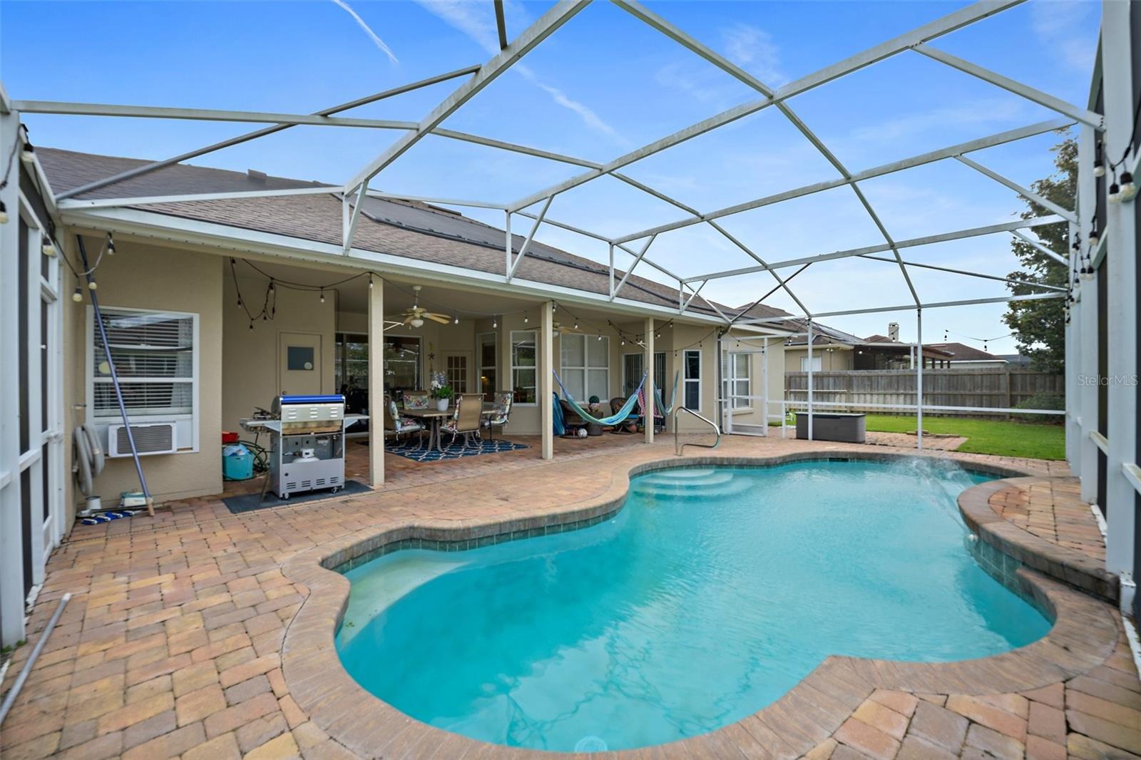 Salt Water/Solar heated pool