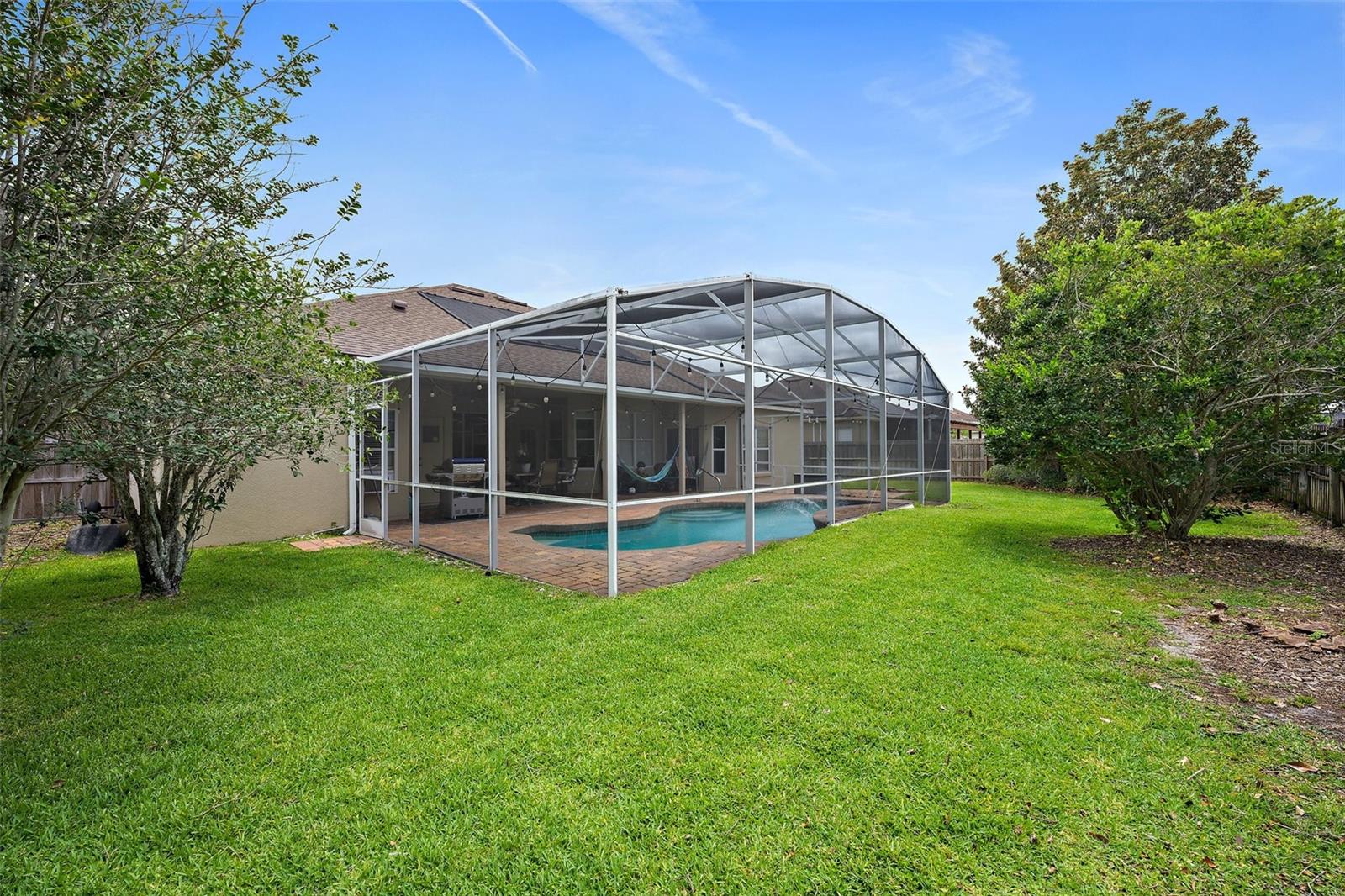 Large back-yard