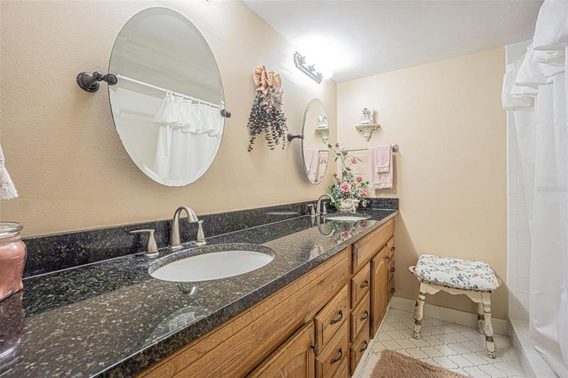 The Master Bathroom has a walk in shower