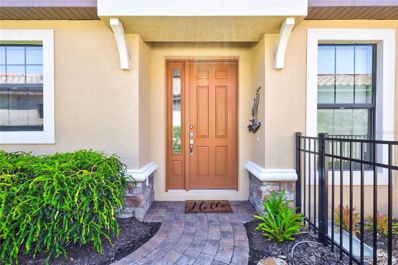 Private side entrance