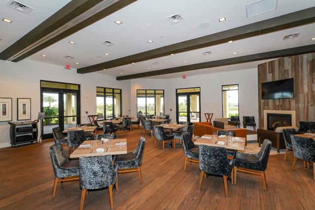 Bar dining area