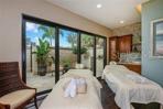 Massage room in spa