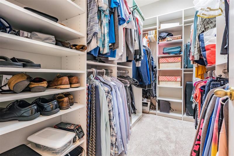 Walk-in closet in Owner's suite