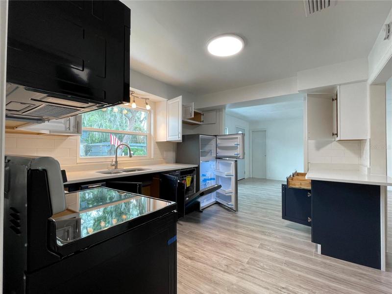 Additional Cooking Preparation Area with More Storage Space