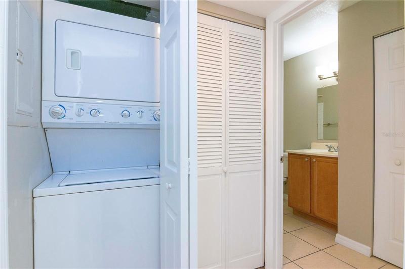 Laundry Area w/ Full Size Washer/Dryer