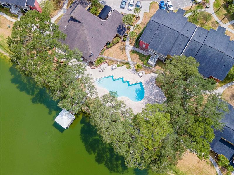 Community Lake with Gazebo and Pool
