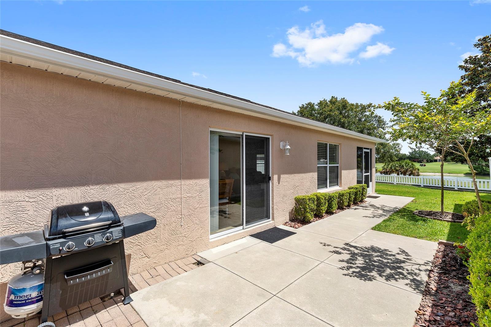 PRIVATE GATE AND PATIO