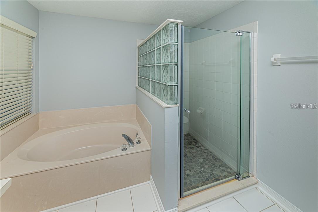 Master Bath-Tub and Shower