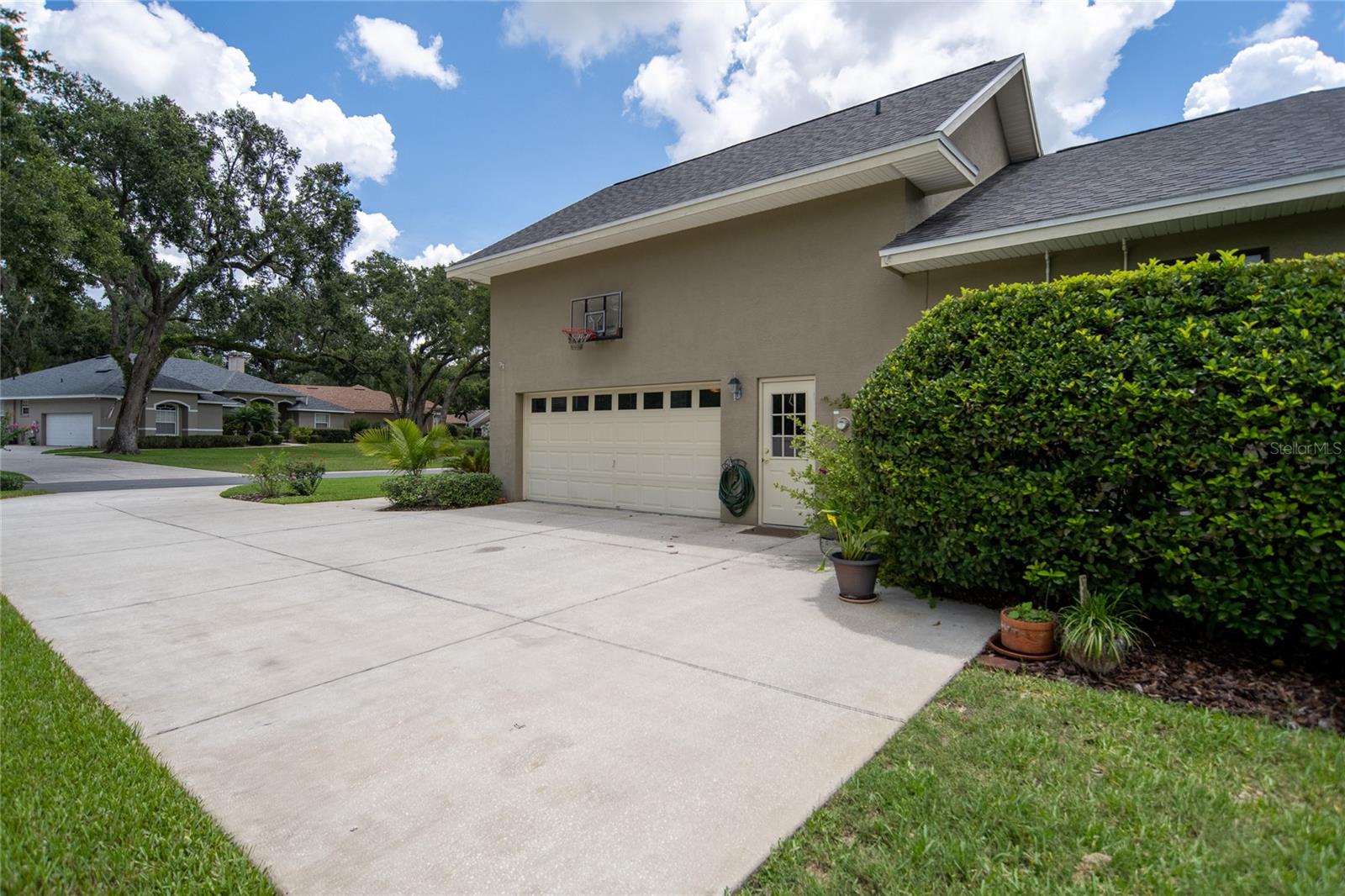 Side entry 2 car garage