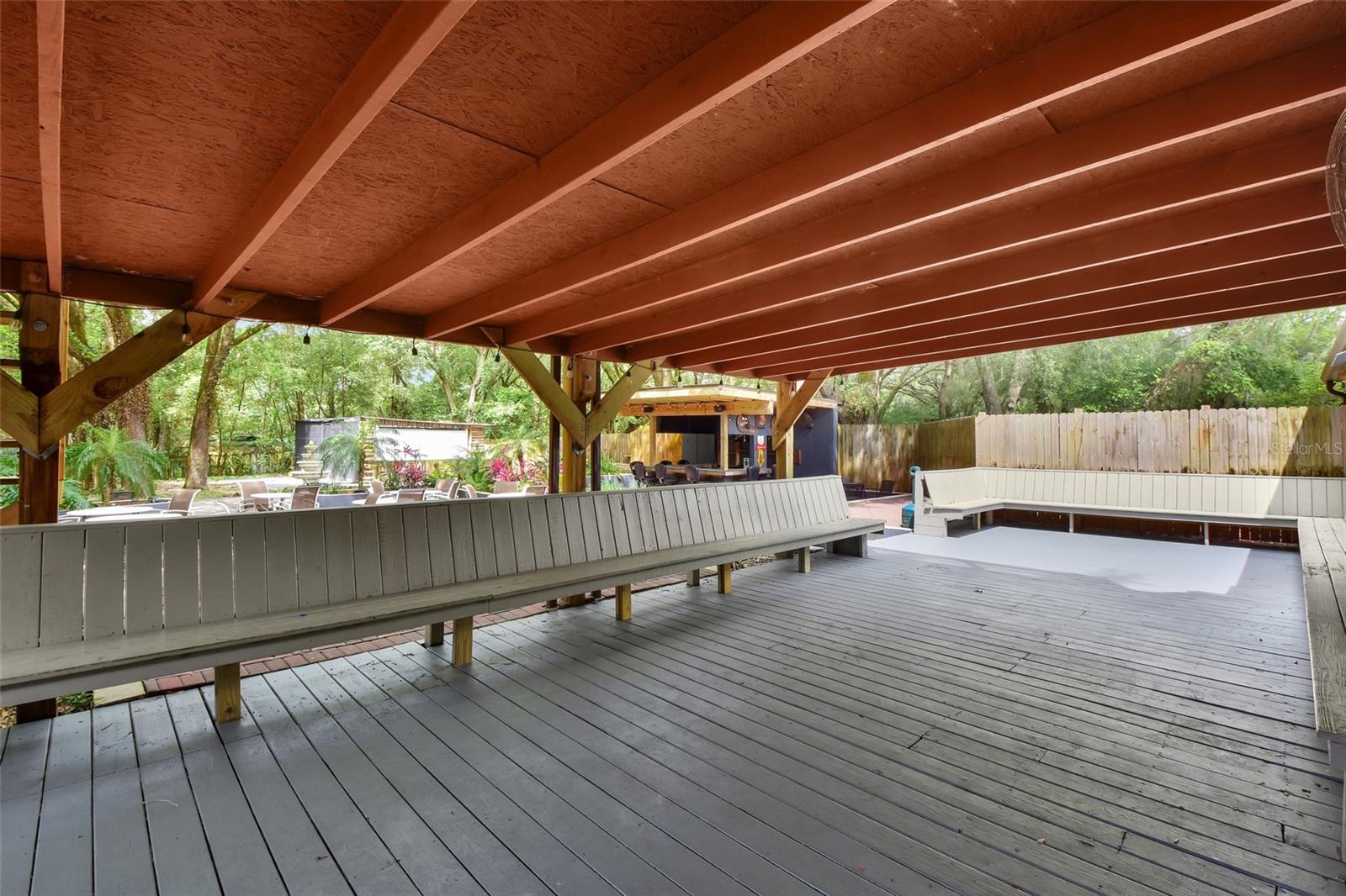 Back Deck outdoor gathering space