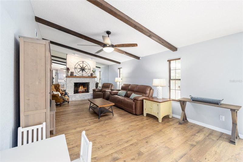Family room to kitchen