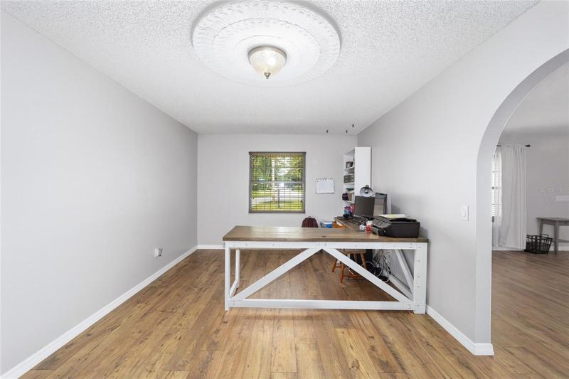 View towards master bedroom  and laundry