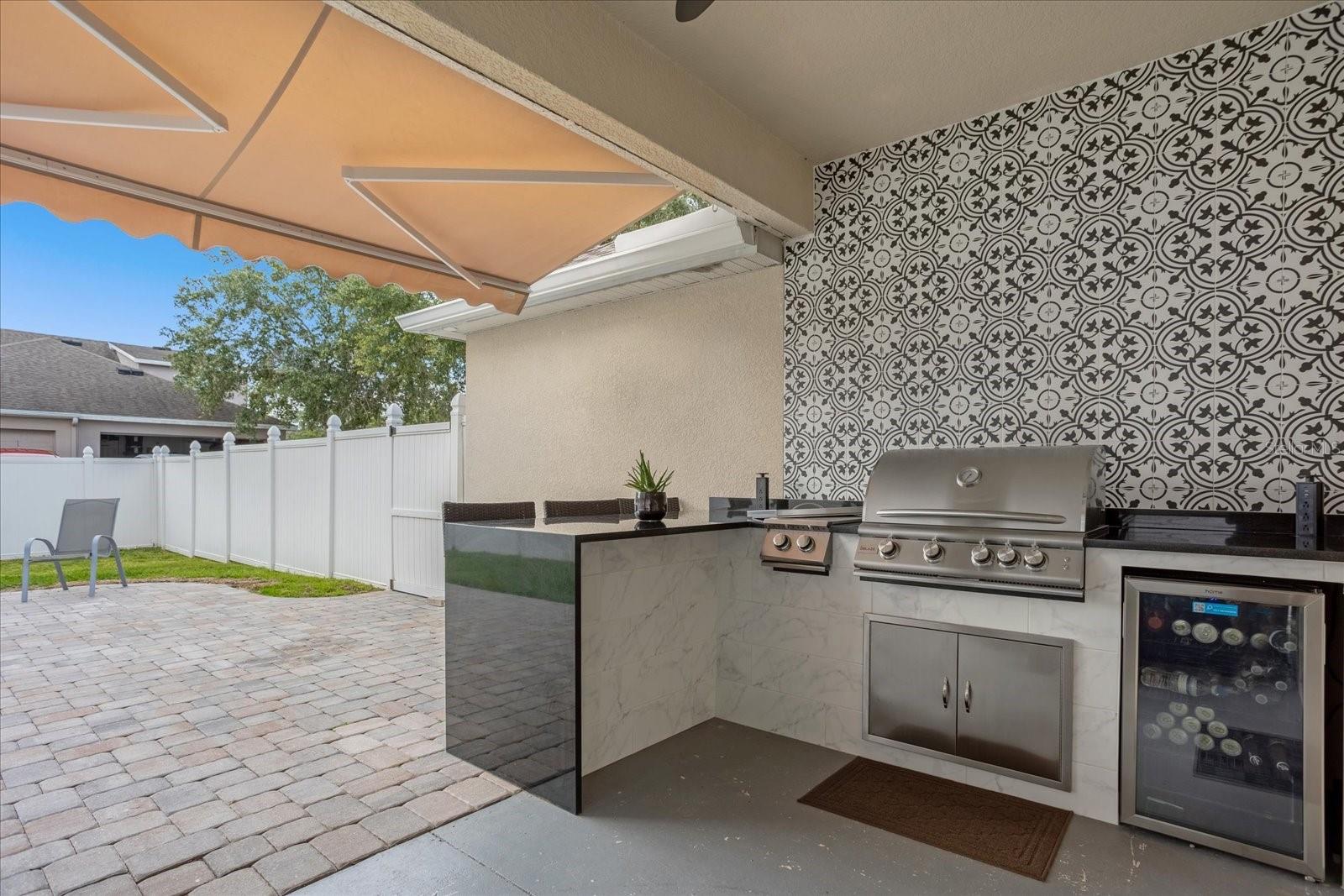 Plenty of space in the backyard